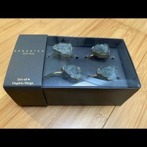 Set of 4 napkin rings